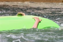 How to recover a capsized kayak to the upright position?