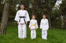 Practitioners in judo are ranked based on coloured belts, according to specific grades.