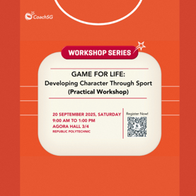 Event for Game For Life -Developing Character Through Sport (Practical Workshop)