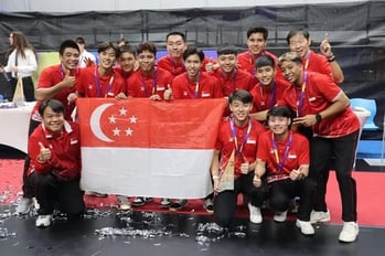 Singapore's Men's Squad Fought Hard, to Win Bronze at World Tchoukball Championships!