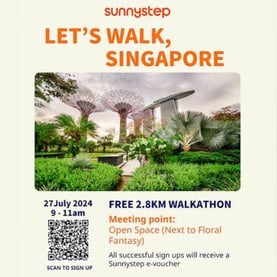 Event for Let’s Walk, Singapore (FREE 2.8KM WALK @ Gardens by the Bay)