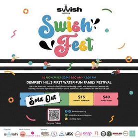 Event for SWISH FEST: Dempsey Hill's First Water-fun Family Festival