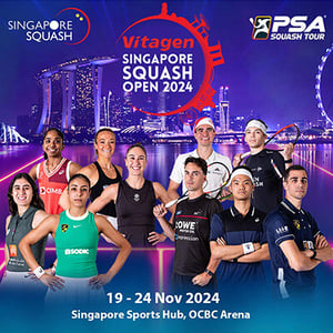 Event for Vitagen Singapore Squash Open 2024