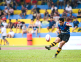 Executing different types of kicks in Rugby