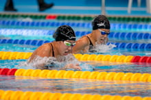 Singapore's future swimming stars in action at the National School Games!