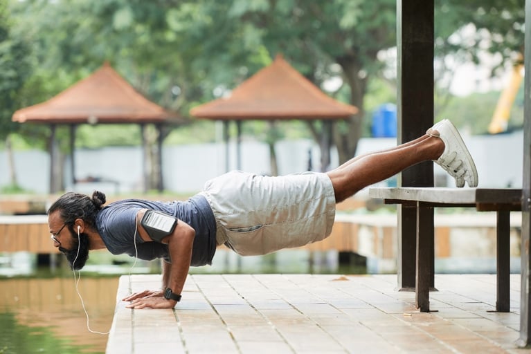 Developing strength through bodyweight training
