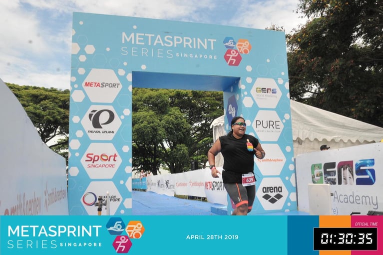 Defeating all odds to becoming a triathlete