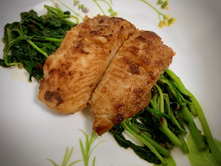 Sweet-glazed Fish With Vegetables
