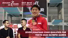 Diver Jonathan Chan qualifies for Tokyo 2020 Olympics | Spotlight on Team Singapore with John Yeong and Duncan Elias [season 1 ep 9]
