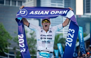 Reigning Olympic Champion Kristian Blummenfelt, Triumphs in Inaugural PTO Asian Open in Singapore