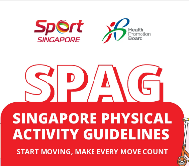 Illustration of Singapore Physical Activity Guidelines