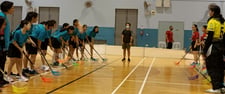 The Damaians defeat Tampines Primary en route to NSG Floorball Senior Girls trophy!