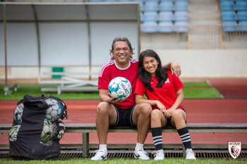 How Football brought Rafi Ali and his daughter Gianna Zahara closer