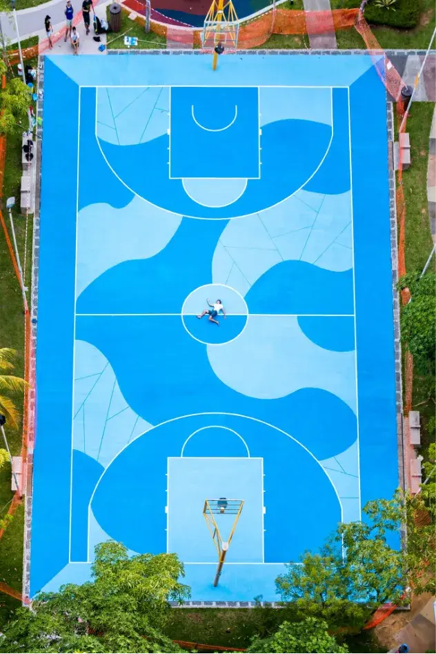 10. Punggol Green Basketball Court