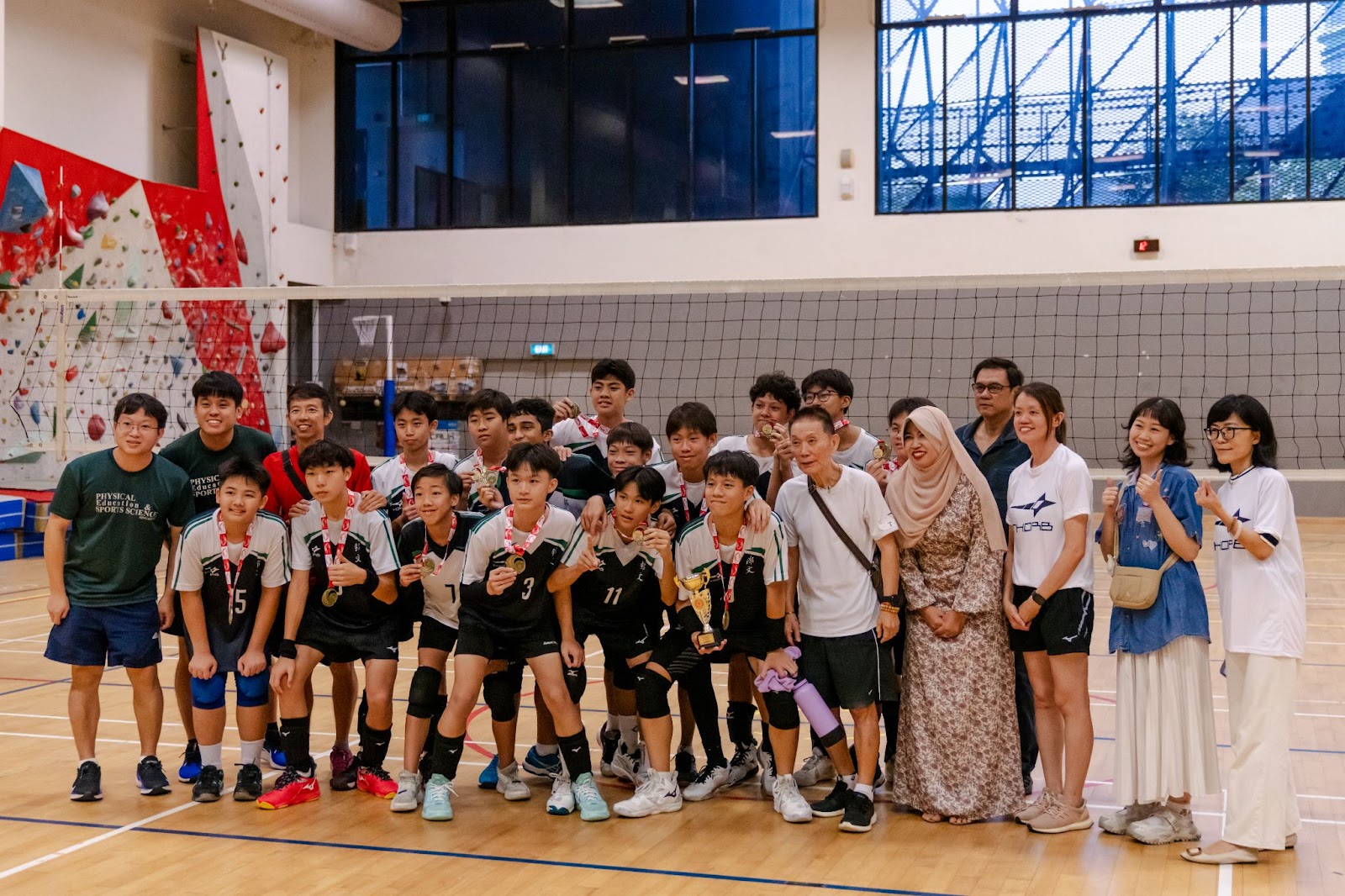 This is the champions of NSG Volleyball C Division Boys League 2 2024! Big congratulations to CTSS!