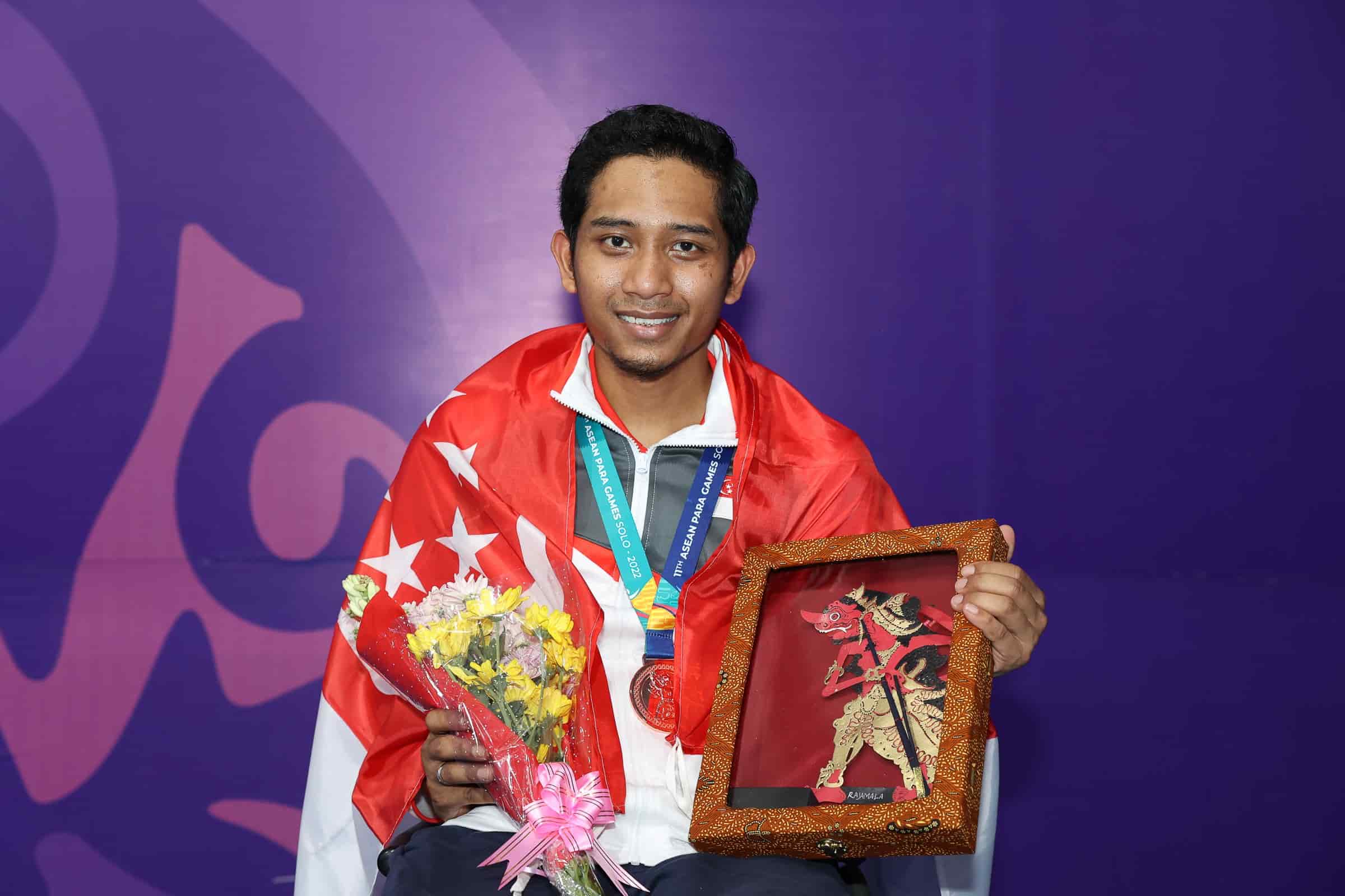 20220805_Solo 2022_Table Tennis_Mens Singles-TT3_Victory Ceremony_Muhammad Dinie Asyraf_Credit SNPC Calvin Teoh_-3