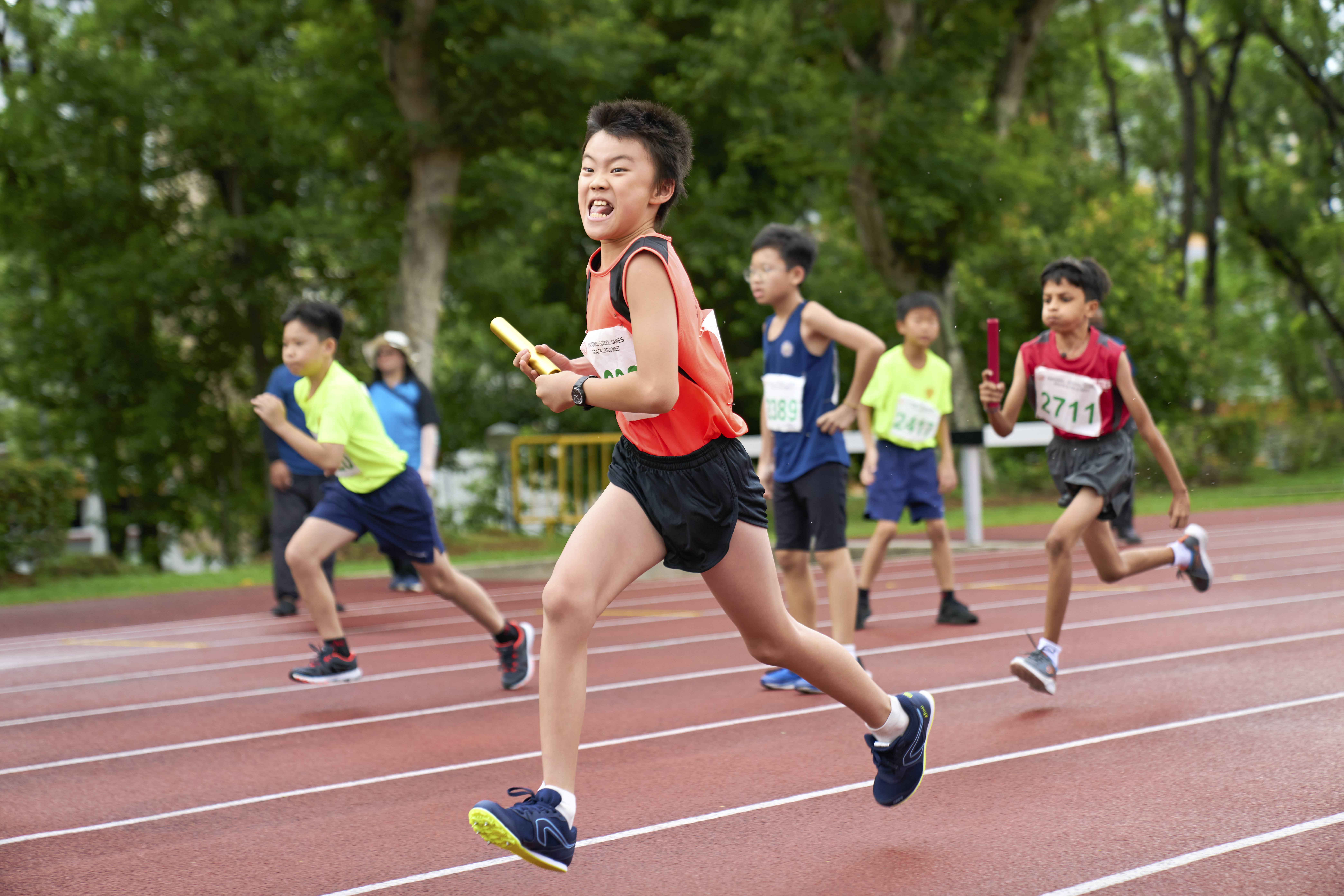 2023-05-16 Pri Sports T&F Championships Photo by Eric Koh, 4 x 50m Relay DSC00322